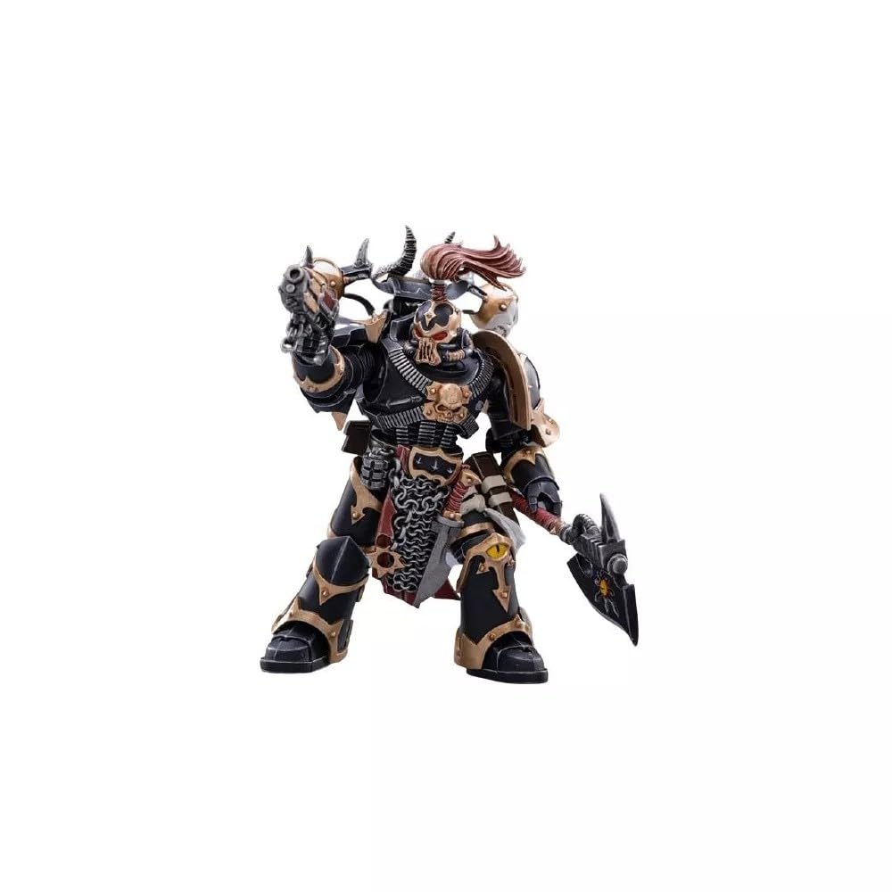 

Joytoy Warhammer 40k Action Figure Model Black Legion Chaos Lord 1/18 (Brother Narghast)