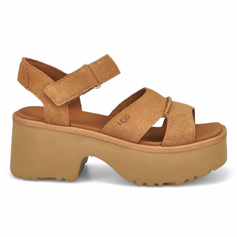 UGG Fashionable Simple Comfortable Slide Sandals Women Sandals Chestnut 1167475-CHE