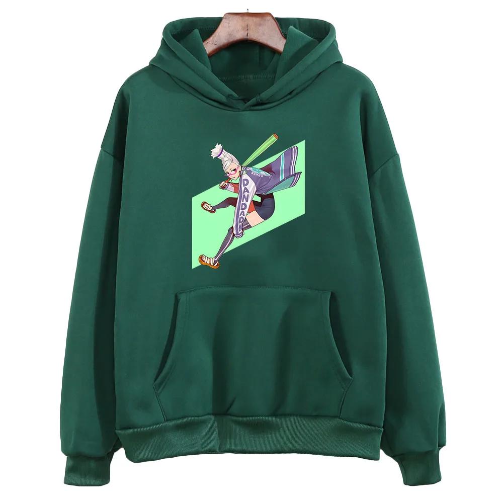 Dandadan Ayase Seiko Aesthetic Hoodie Prevalent Harajuku Sweatwear Couple Sweatshirt Cartoon Kawaii/Cute Print High Street
