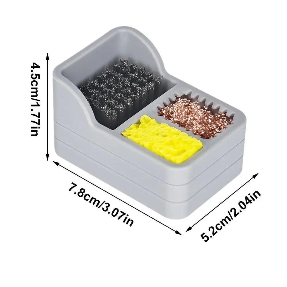 Silicone Tin Slag Cleaning Kit Copper Tin Slag Remove Tool Soldering Iron Tip Cleaner  School Labs