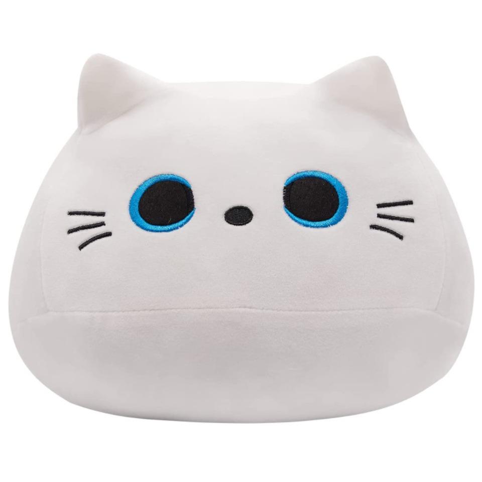 Black Cat Plush Toy Soft Kawaii Plushie Anime Pillows Lovely Cartoon Animal Stuffed Doll Girls Valentine Day Gifts Ornaments