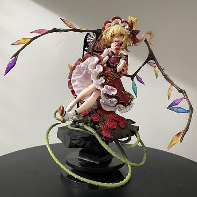 23cm Touhou Project Flandre Scarlet GK PVC Action Figure Anime Figure Models Toys Collection Desk Decoration Doll Gift