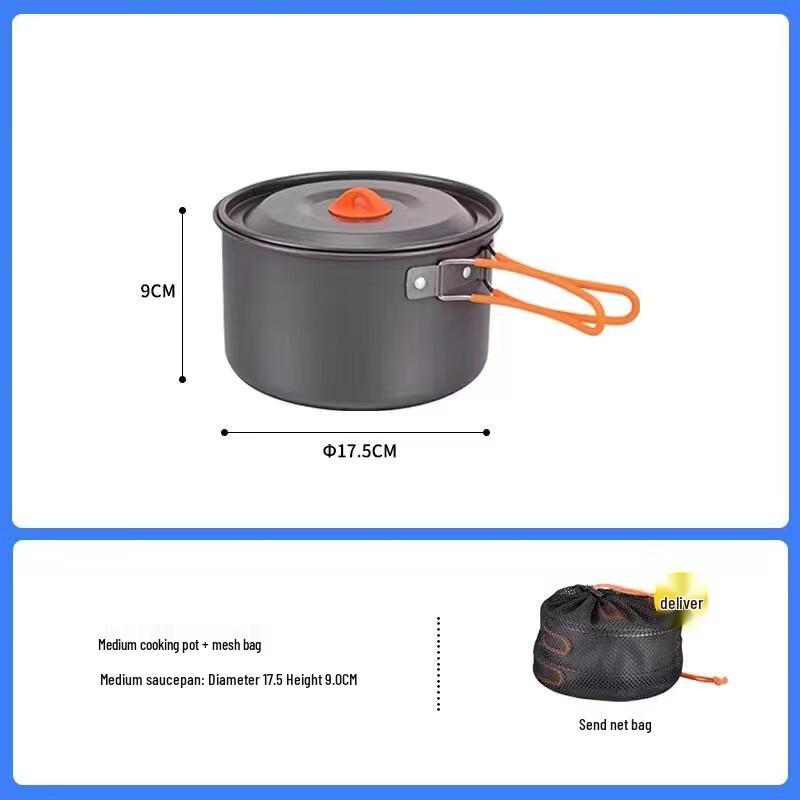 Jingzhou Portable Outdoor Cookware Set 2L