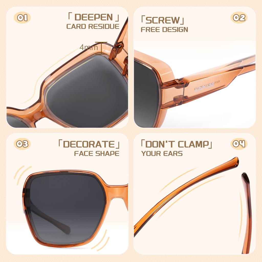 Myopic Exclusive Glasses Cover On Glasses Driver Shades Glasses  Fit Over Myopic Sunglasses  UV400 Eyewear Bike Equipment