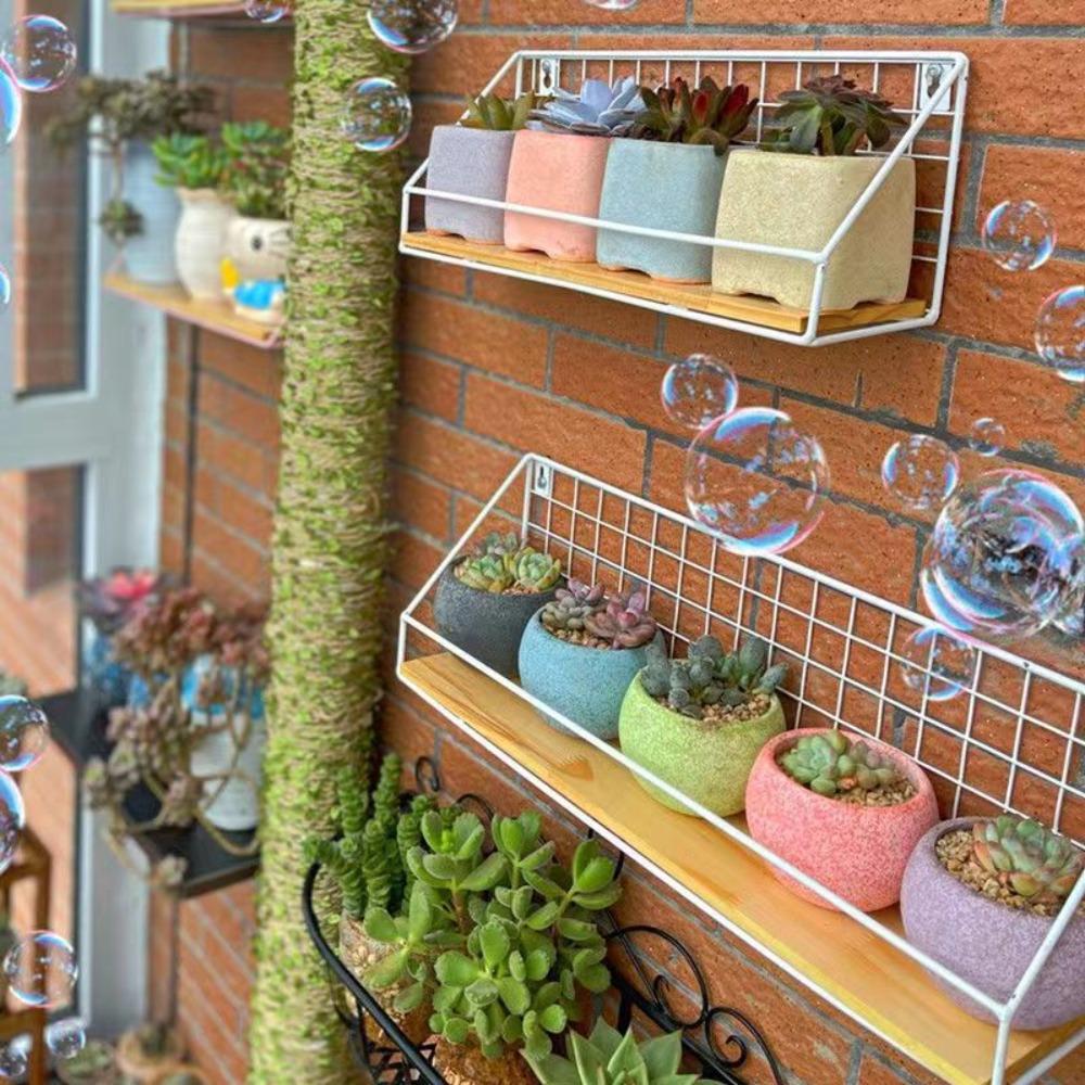 Rafturi de perete în stil simplu, decor de perete, coș de depozitare pentru dormitor, organizatoare raft de perete