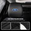 For Ford Car Logo Headrest Cover Dustproof Cover For Front Seat Head Rests Fiesta Ranger Mondeo Escape Ecosport Fusion Explorer