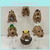 Adorable Capybara Figure Pvc Miniature Desk Decor For Animal Lovers And Gift Ideas