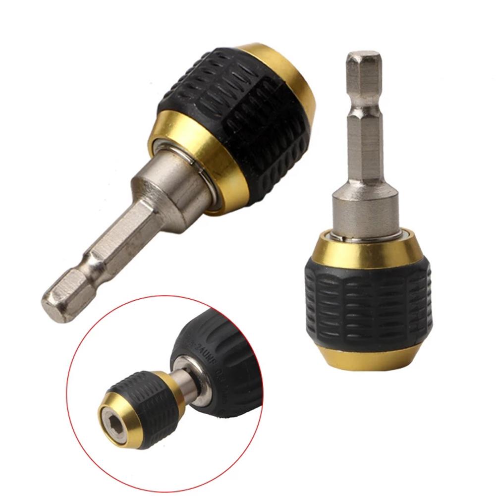 1/4\" Hex Shank Keyless Drill Chuck 60mm Length Accessories