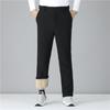 Plus Size Men's Autumn Winter Thickened Padded Loose Warm Comfortable High Waisted Outdoor Sports Pants