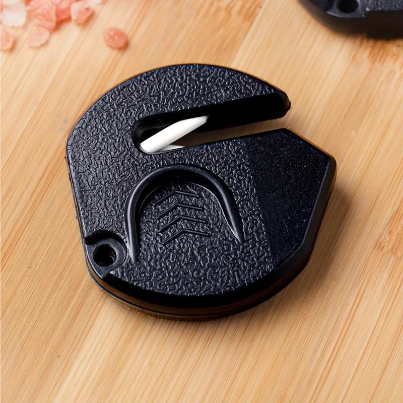 Small Polishing Tool Portable Mini Sharpener Made of Ceramic Stone Material Suitable for Outdoor Camping and Kitchen Use