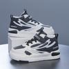 Sneakers Casual in Pelle Mid-Top per Bambini - Moda Autunno/Inverno per Ragazzi e Ragazze