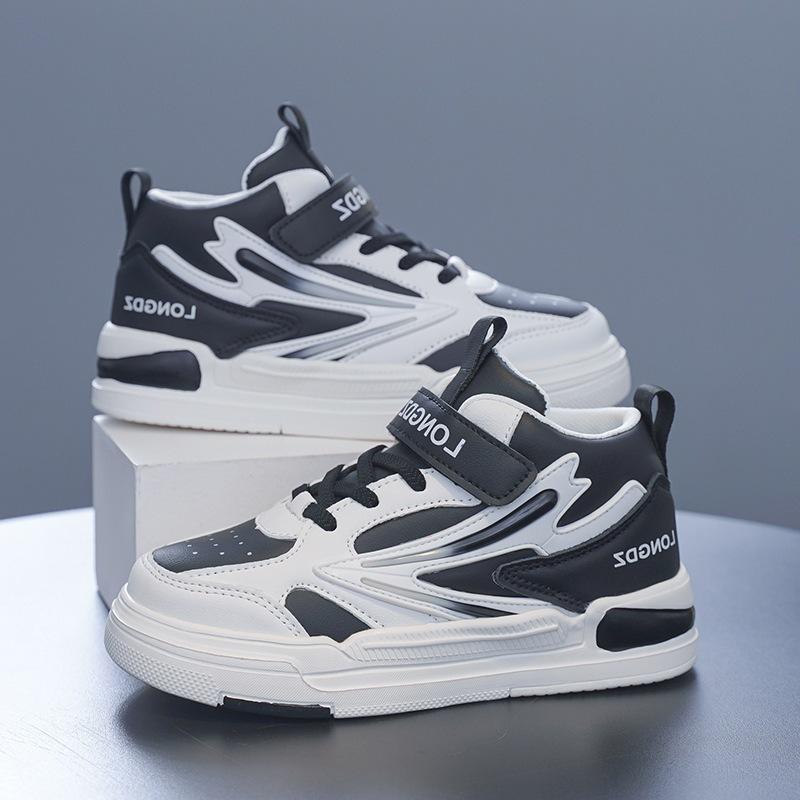 Sneakers Casual in Pelle Mid-Top per Bambini - Moda Autunno/Inverno per Ragazzi e Ragazze