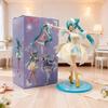 New Noble and Elegant Swan Ballet Hatsune Miku Pvc Character Model Ornament Animation Collector Statue Desktop Decoration