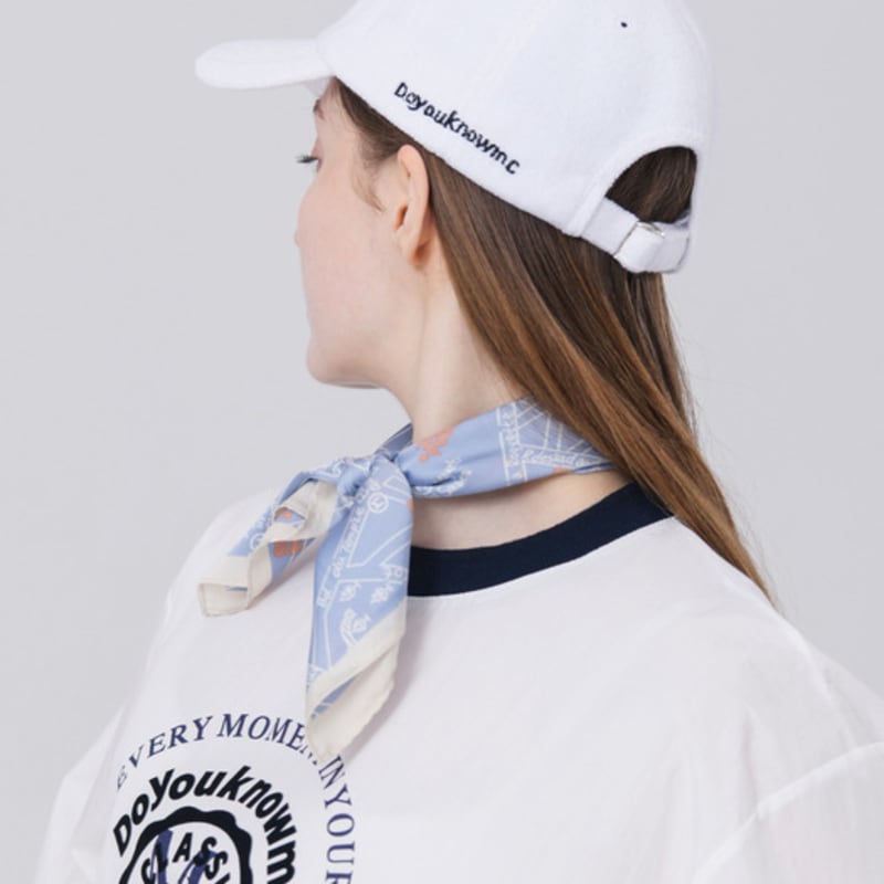 DOYOUKNOWMC ALL SEASON Wappen Patch Symbol Logo Pearl Jing Cotton Terry White Ball Cap