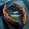 Plush Suede Flocking Steering Wheel Cover - Anti-Slip, Sweat-Absorbing Interior Decoration