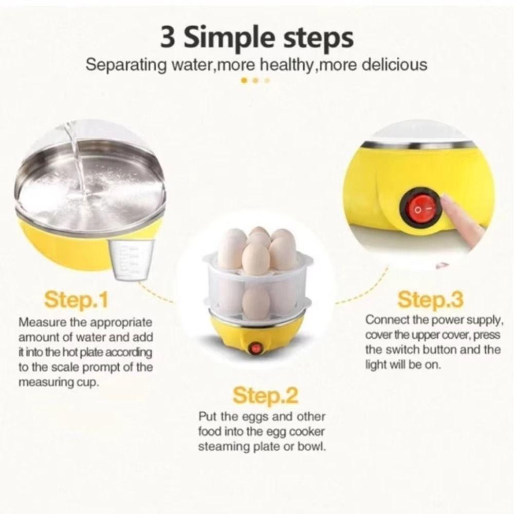 Multi Function Egg Steamer Auto-Off Egg Cooker Cooking Machine Electric Eggs Boiler Milk