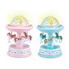 Music Box Cartoon Style Go-Around Lightweight Projection Music Box Carousel Luminous Gift for Children