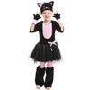 Halloween Cross-Border Kitty Cosplay Costume: Black & Pink Bowknot Outfit for Kids