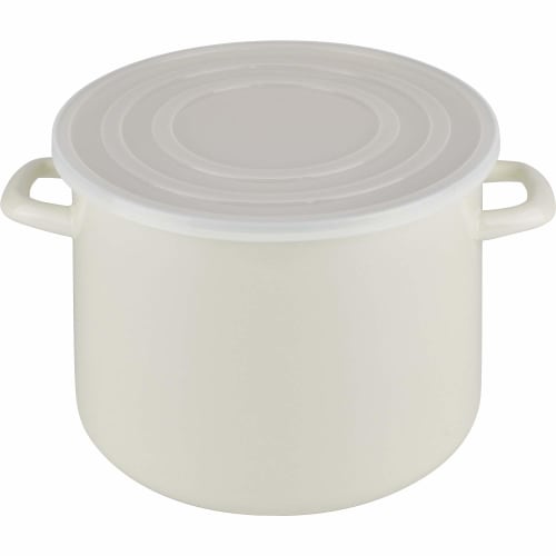 Wahei Freiz Kitchen Assist 24cm Enamel Stock Pot (RE-7245) - Convenient for storing umeboshi (pickled plums), miso, pickled vegetables, and rice.