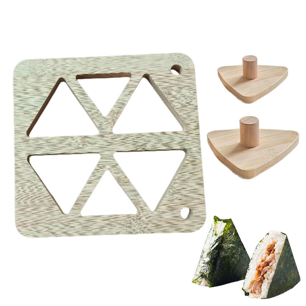 

Форма для рисових кульок Японська Антипригарна Трикутна Прес для Суші Трикутна Форма для Рисових Кульок Суші Для Дому Пікніка Обід DIY Приготування Їжі