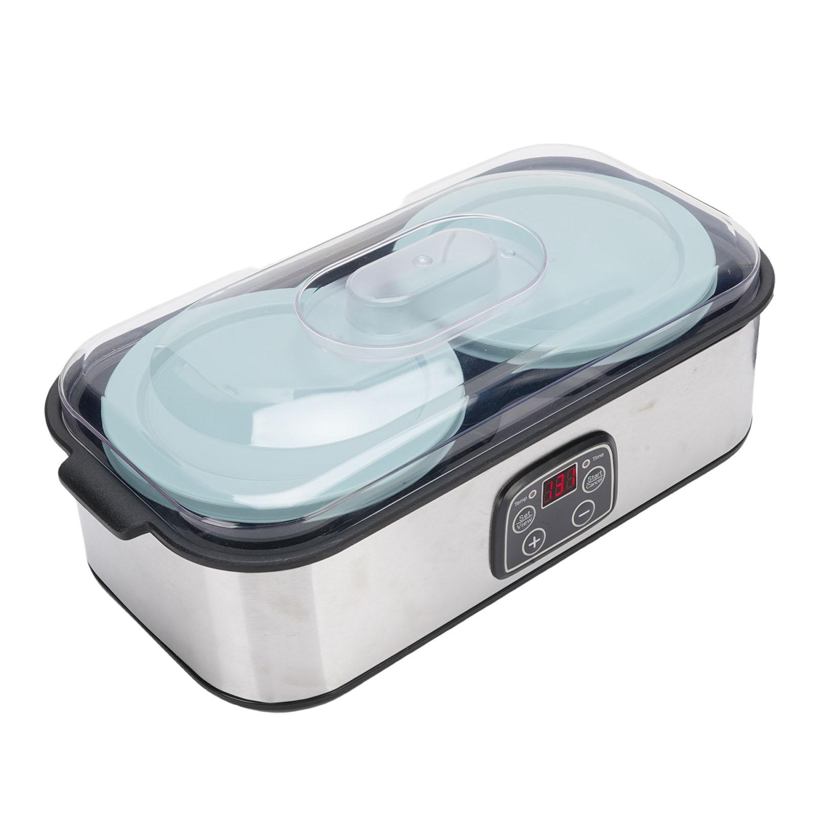 

Йогуртница 2 л большой емкости автоматический контроль температуры таймер 0 48 часов цифровая машина для приготовления йогурта вилка ЕС 220 В L