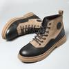 Men's New Leather Outdoor Sports Shoes Casual Shoes Business Leather Board Shoes Boots