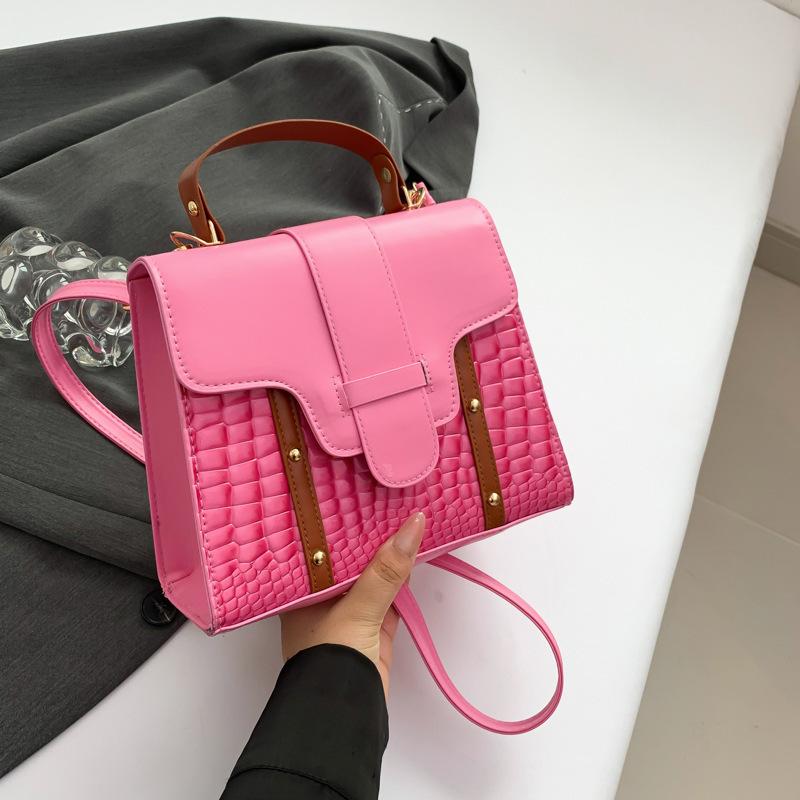 Handbag Simple Fashion Shoulder Bag Simple Messenger Women's Bag 2025 New Model New Casual Fashion Small Square Bag