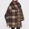 Versatile Maillard Scarf for Women Autumn and Winter Thickened Mohair Scarf Plaid Fashion Korean Style Tassel Shawl