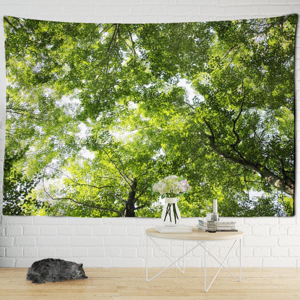Forest Looking Up Tapestry Natural Landscape Background Tapestry Wall Hanging Bohemian Style Home Decor Tapestry