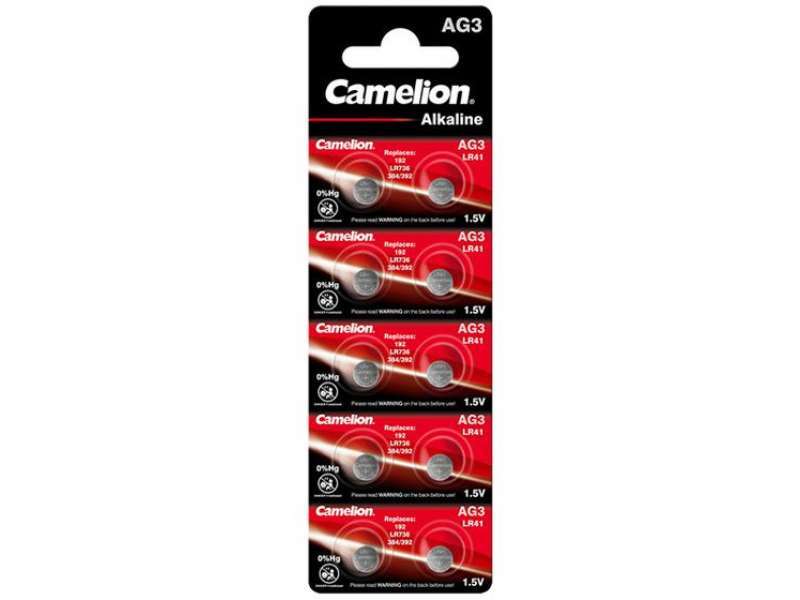 

Комплект из 10 безртутных / ртутных батарей Camelion Alkaline AG3