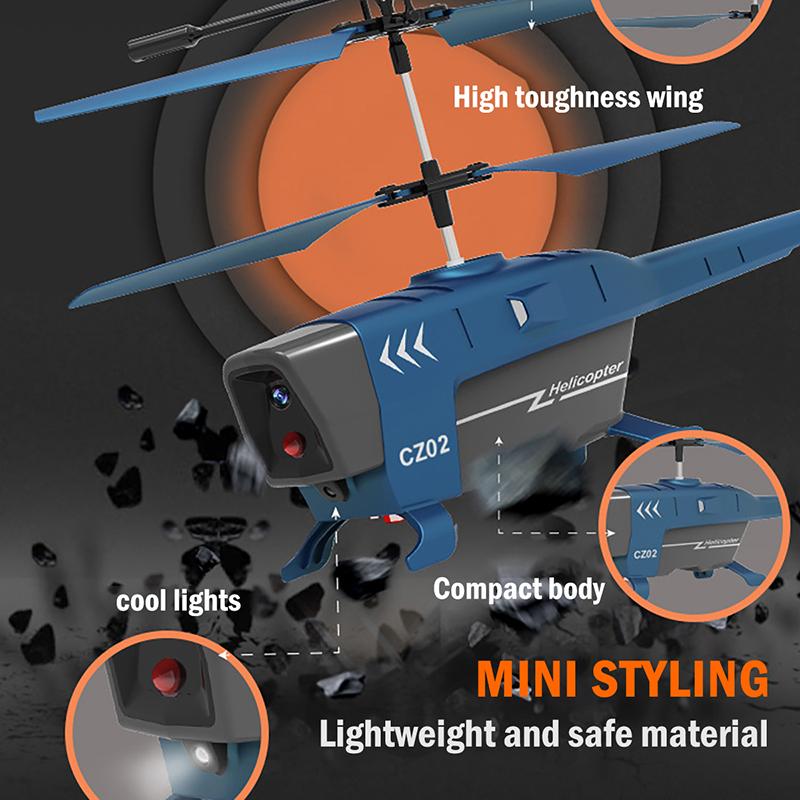 Non-Toxic Rc Helicopter 2.4Ghz 3.5H Obstacle Avoidance Anti-Collision Remote Control Drone Toy Aircraft Kid Plane Indoor Flight Toys Gifts