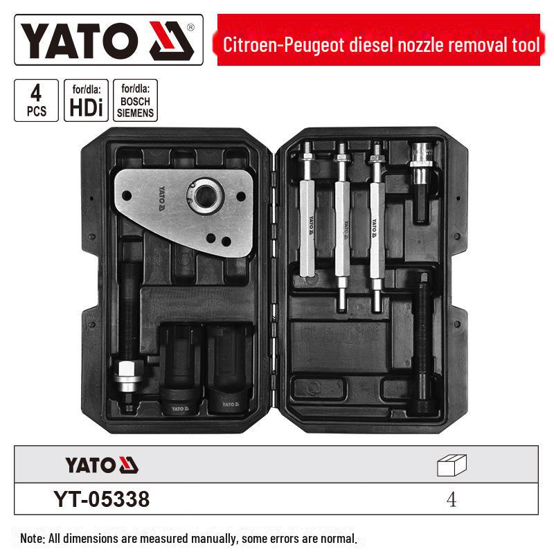 

Набор инструментов для дизельных форсунок Citroen-Peugeot от YATO 10-piece set YT-05338
