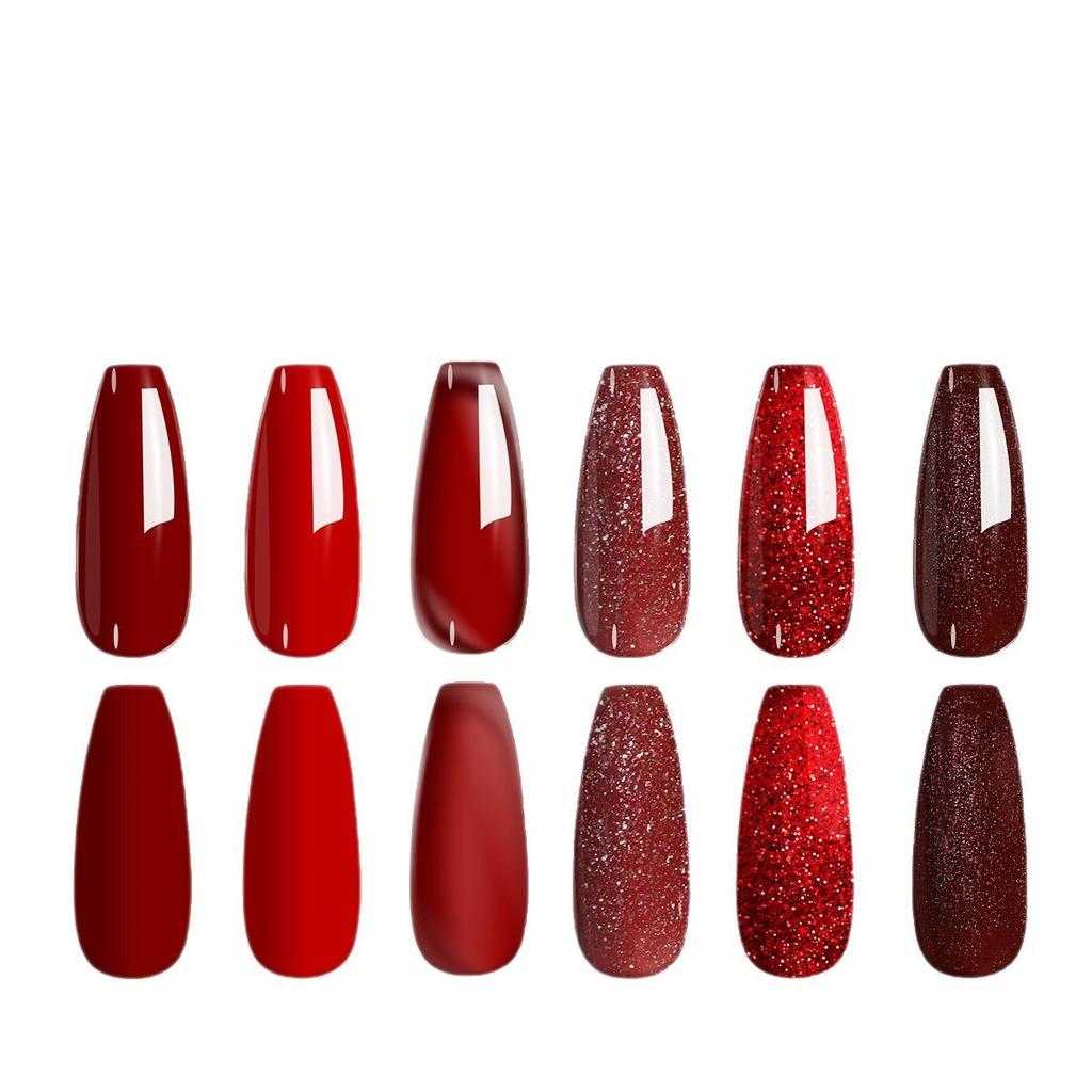 6 Color Gel Nail Polish Set Autumn Winter Trendy Series Soak Off UV Gel for Nail Salon Home Use Long Lasting Quick Dry