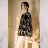 JK&JS Neo-Chinese Style Embroidered Velvet Quilted Jacket