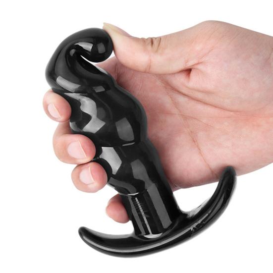 Large Silicone G-Spot Anal Plugs Tapered Prostate Massager for Beginners Advanced Waterproof Easy-Clean Discreet Adult Toy for Couples
