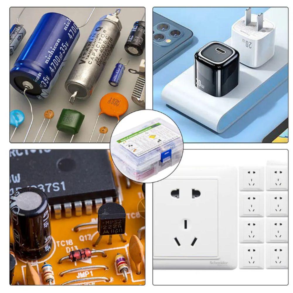 Light Emitting Diode Electronic Components Kit Six Types Assortment Pack  Arduino Project
