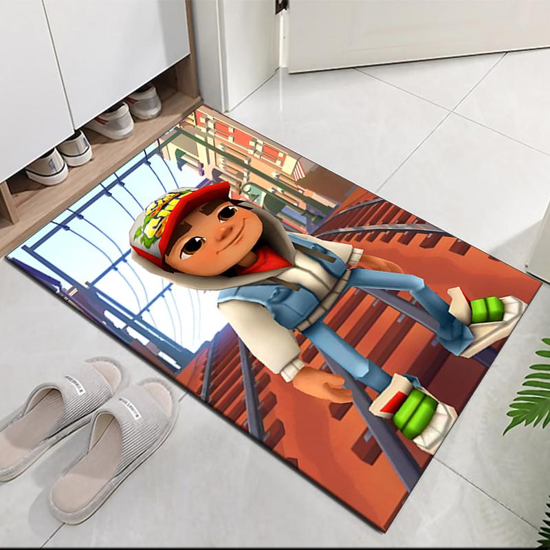 Subway Surfers Printed Carpetrugfor Office Chair Living Room Bedroom Kitchen Room Decor Gifts