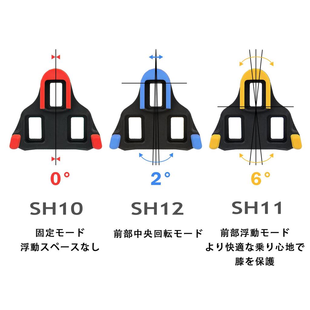 Thinvik Bicycle Cleats Compatible with Shimano SPD-SL System SH10 SH11