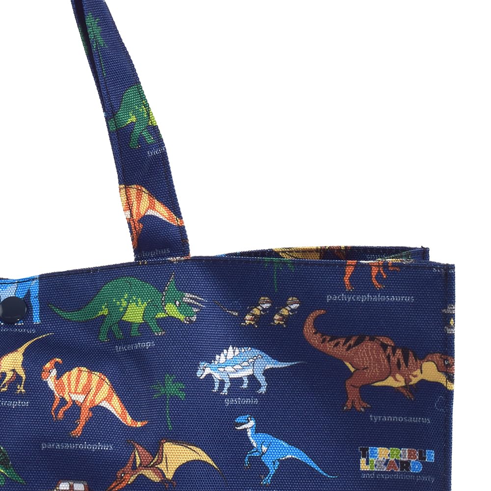 BAREVNÝ STYL CUKROVÍ Plážová taška PET Dinosauří kontinent Objev! Průzkum! (námořnictvo)