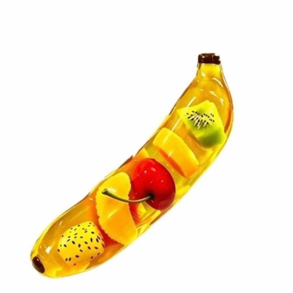 Banana Shape Stress Relief Toy Soft Squeeze Toy New Sensory Decompression Toy  Office Use