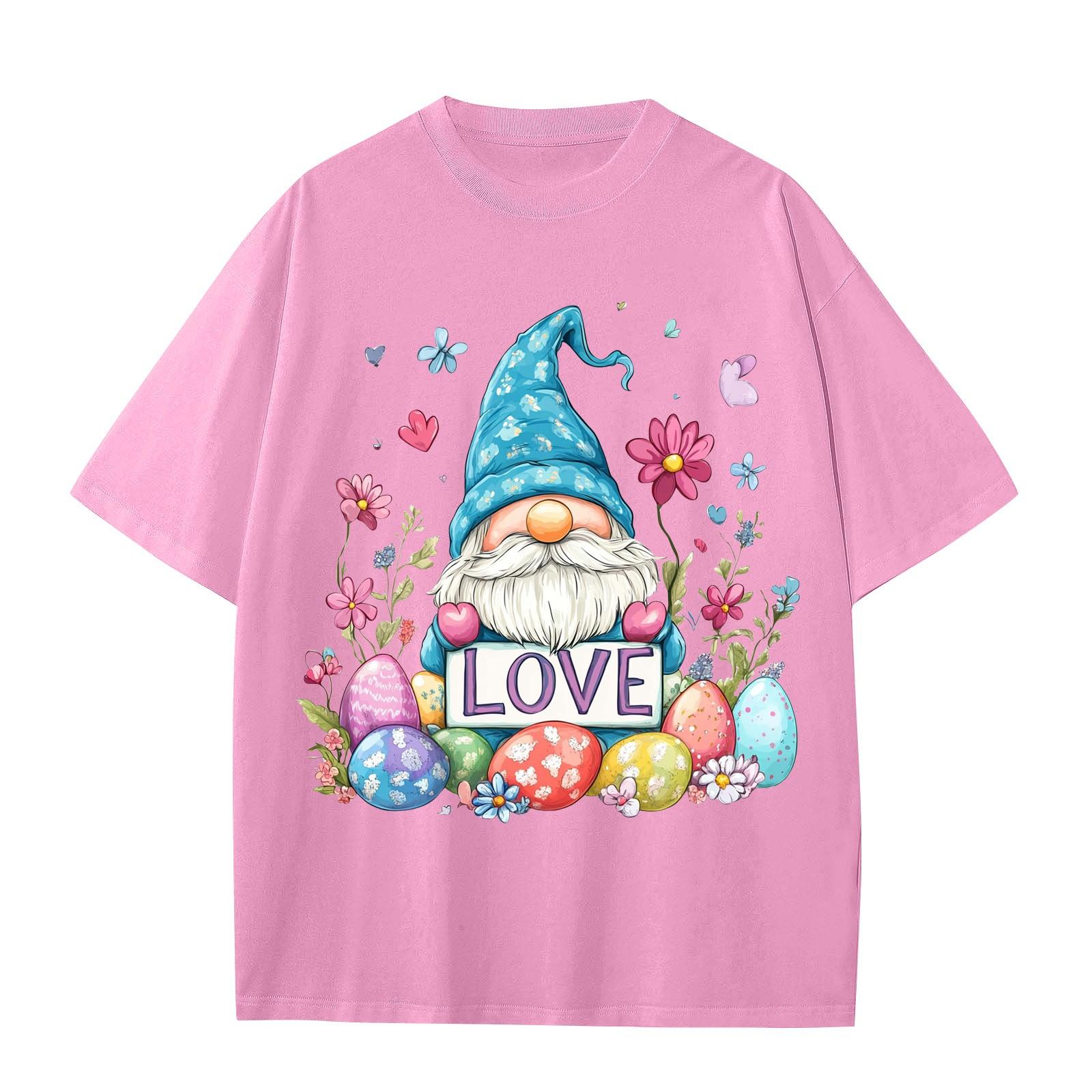 

Мужская и женская повседневная свободная футболка с принтом, круглый вырез, пуловер, топ с короткими рукавами L синий