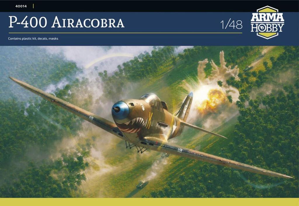 Arma Hobby Airacobra Plastikmodellbausatz ADL40014 1/48 P-400 (Flugzeug)