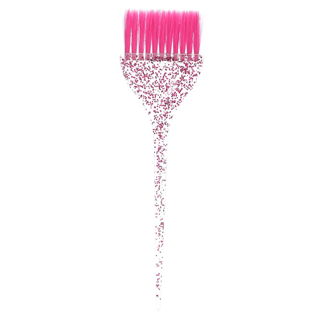 Glitter Handle Hair Dye Brush Exquisite Hair Coloring Dyeing Brush Barber Shop AccessoryPink