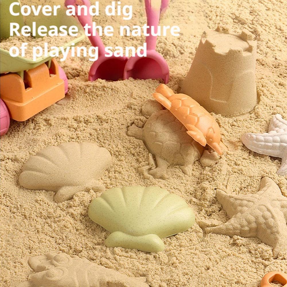 Kinder Outdoor Strandspielzeug Spaß Schaufel Form Strand Eimer Set Aufbewahrung Sand Schaufelwerkzeug Eimer Geschenk Sandspielzeug Heimdeko