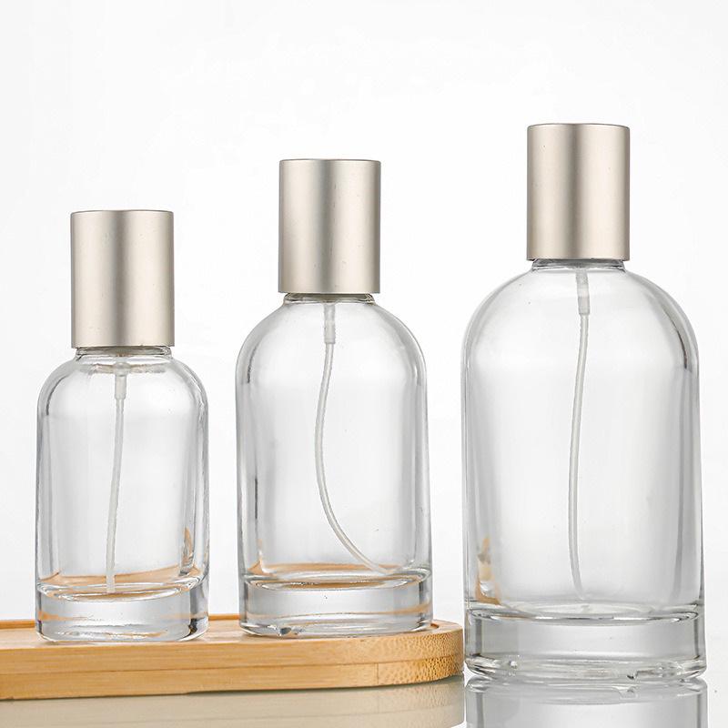 Transparent Glass Perfume Spray Bottle, 30ml - Portable Decanting Cosmetic Container