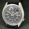 AUTOMATIC 7009A VINTAGE SEIKO 5 JAPAN MENS BLACK COLOR DIAL WATCH A701498-5 R206b-a701498