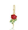 Original Copper Red Series Charms Heart Butterfly Flowers Apple Beads Pendants Fit Bracelets Diy Fine Jewelry Gifts