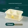 Disposable Corn Starch Takeaway Meal Boxes