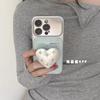 Fresh Mint Blue Simple Silver Star Bracket Ins15 for 17pro Apple 17ProMax Mobile Phone Case iPhone