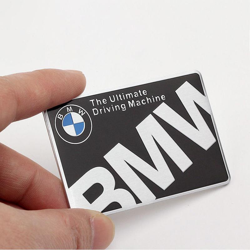 1 szt. Metalowe naklejki 3D Naklejka na karoserię bagażnika samochodu Dla BMW Serii i3 i4 G07 G06 G05 G02 G01 F48 F39 G42 G30 G20 G26 F01 F02 F06 F13 G32